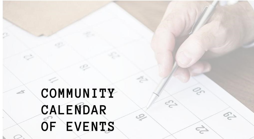 Community calendar: Oct. 20 edition - Vimarsana News